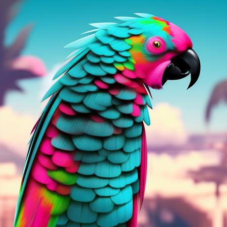 photograph of a Parrot , FFbF_light