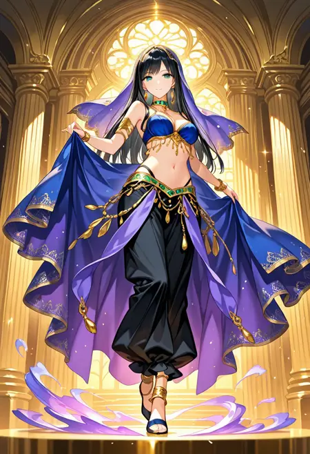 Alkan_AI  Eastern Dancer Elegance