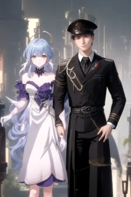 Caleb x Robin (Love and Deepspace x Honkai Star Rail)