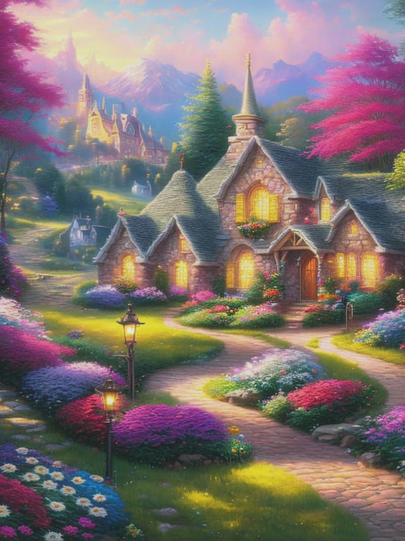 Thomas Kinkade Style image by Kappa_Neuro