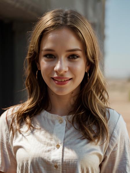 A beautiful d4n13ll3p woman,1girl,solo,long hair,looking at viewer,smile,bangs,skirt,(((blonde hair))),simple background,shirt,long sleeves,brown eyes,jewelry,white shirt,upper body,earrings,parted lips,teeth,striped,black skirt,black background,striped shirt,realistic,soft lighting, professional Photography, Photorealistic, detailed, RAW, analog, sharp focus, 8k, HD, high quality, masterpiece<lora:d4n13ll3p:1.0>