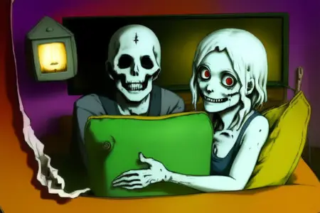 white halloween ghost