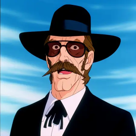 SPI Director Geller "Uomo Tigre" character from (manga series) F1D