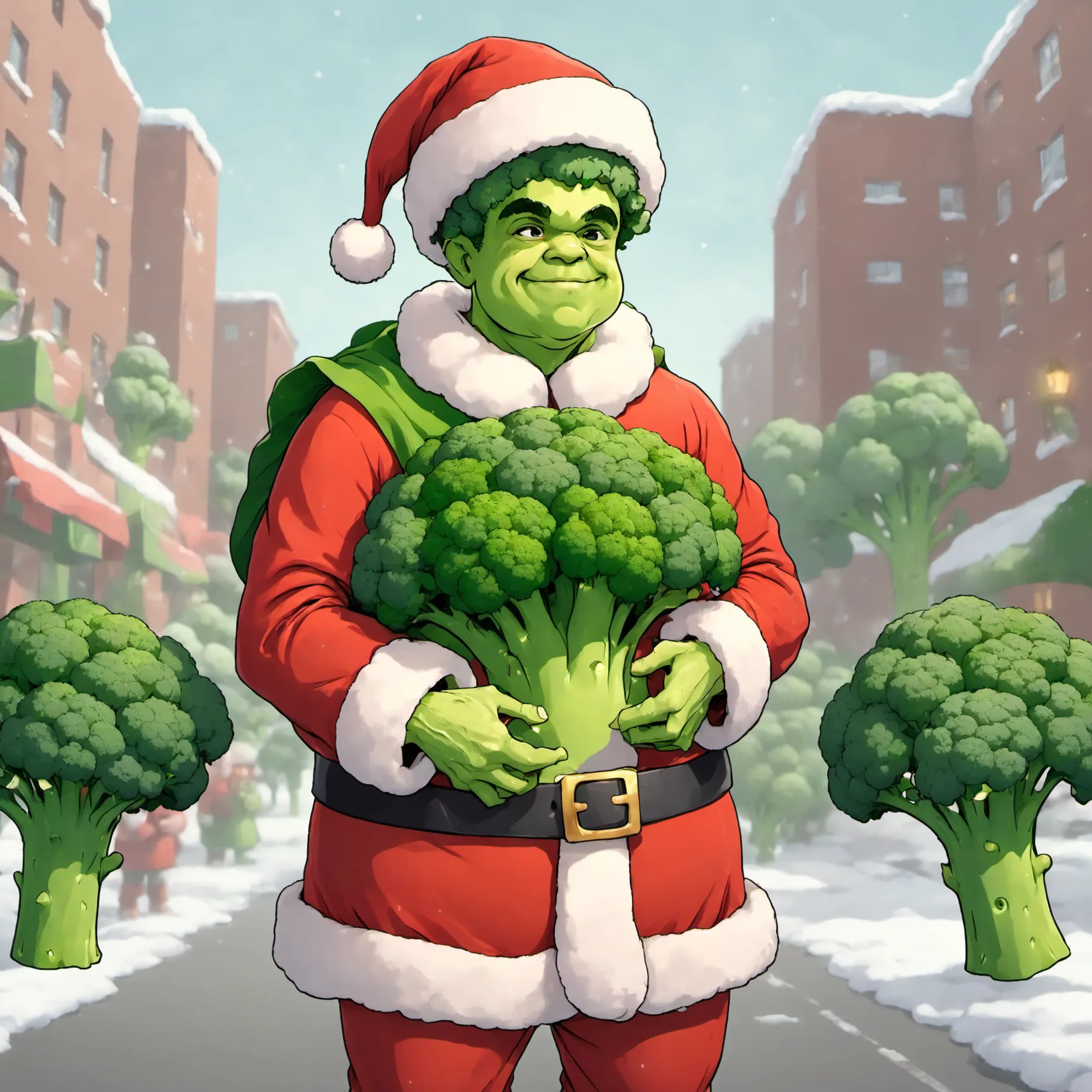 X'mas Broccoli Man SDXL LoRA image by tkvier