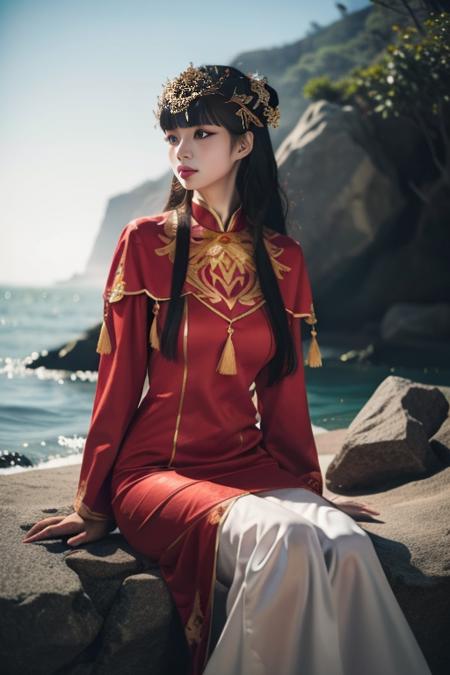 yixian, xiuhefu,chinese clothes, china dress, red dress,