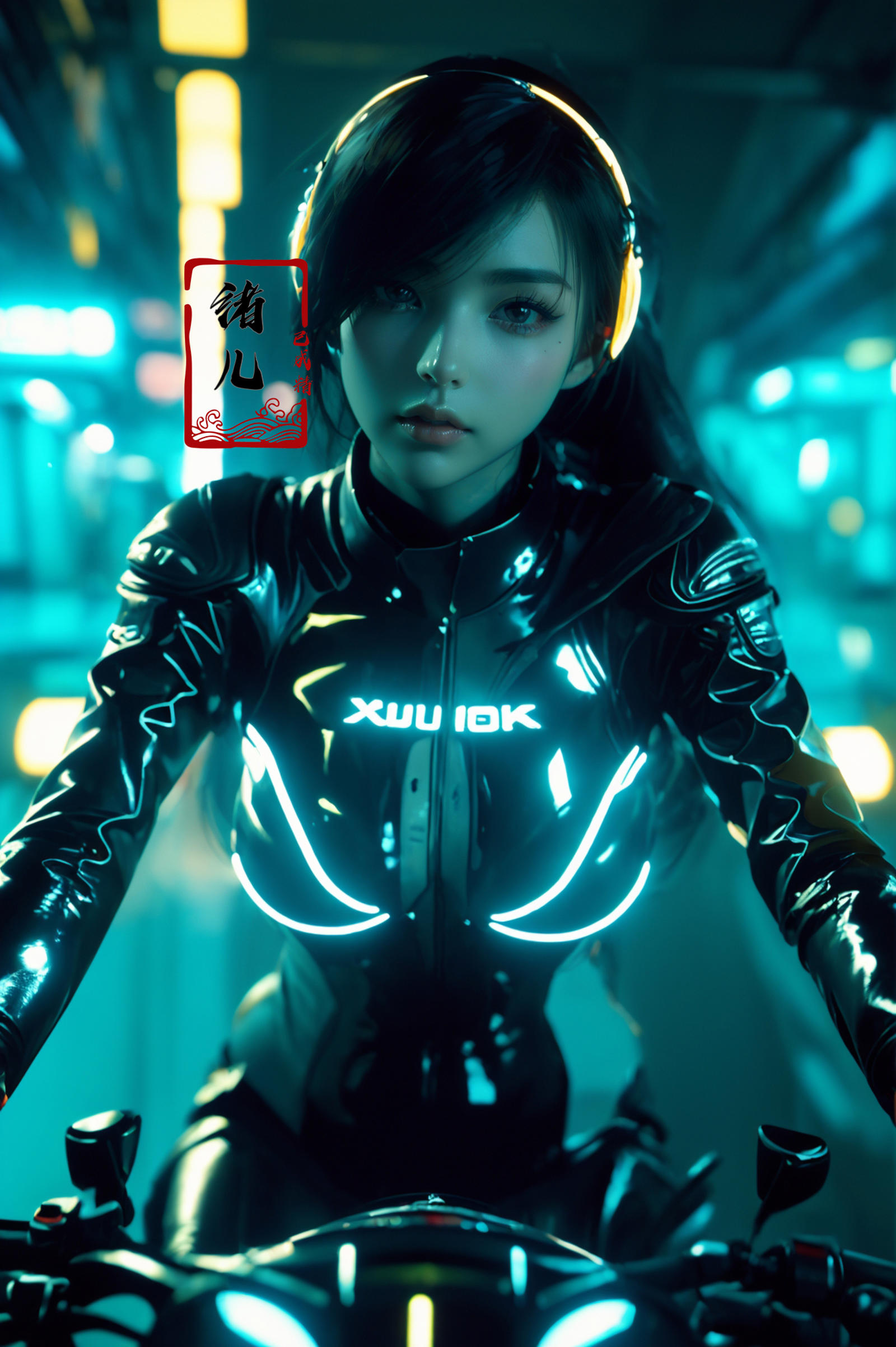 绪儿-摩托少女 xuer future motorcycle image by XRYCJ