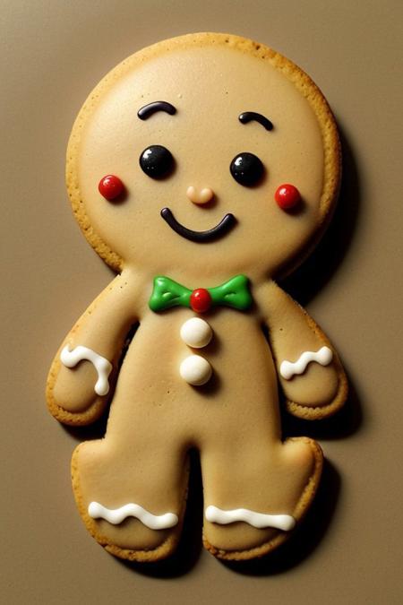 Masterpiece, best quality, 1girl, Gingerbread_Man, food, cookie, food focus,
