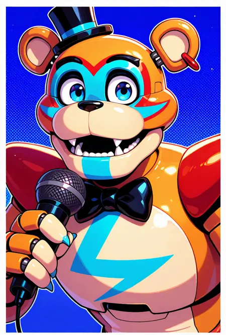 Glamrock Freddy FNAF / Five Nights at Freddy's Security Breach Noob + Illust