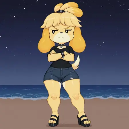 Isabelle (Purple yoshi draws style)