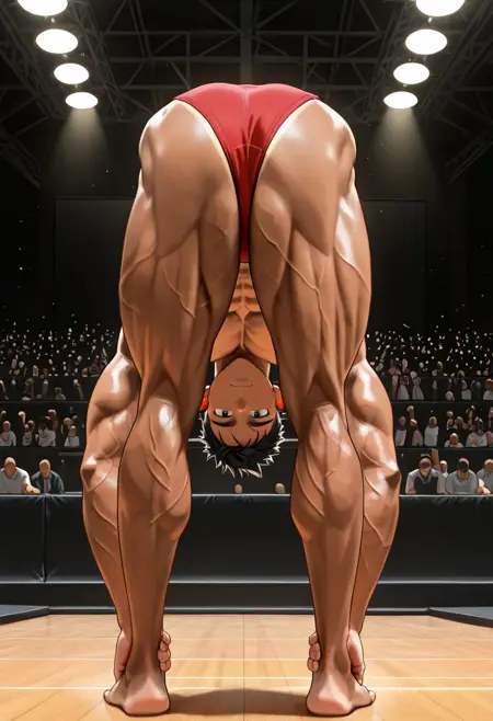 Moon Pose - Bodybuilding