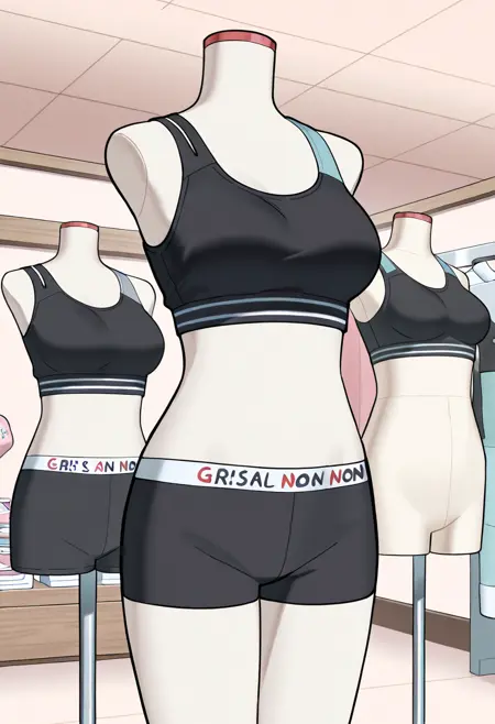[IL] "Girl’s An Non" bra and panties (Mobile Suit Gundam GQuuuuuuX) / “Girl’s An Non“ 下着 ( 機動戦士ガンダムジークアクス)
