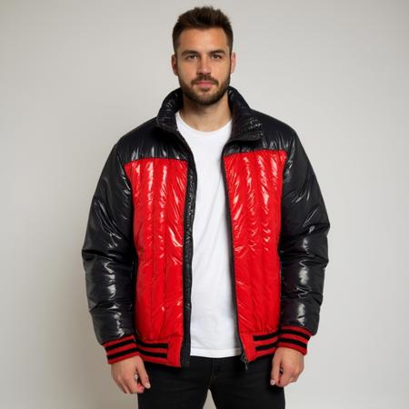 Colmar 1260 Red and Black Hooded Winter Jacket (FLUX) v0.1a