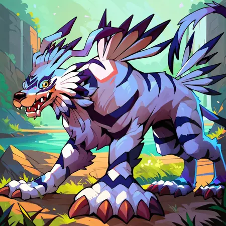 Garurumon | Digimon | Pony XL