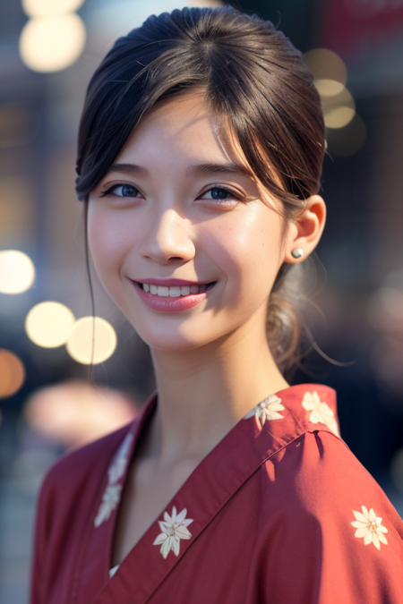 1girl,((wearing a yukata)),(in Shibuya city center:1.4),(RAW photo, best quality), (realistic, photo-realistic:1.4), masterpiece, an extremely delicate and beautiful, extremely detailed, 2k wallpaper, Amazing, finely detail, extremely detailed CG unity 8k wallpaper, ultra-detailed, highres, soft light, beautiful detailed girl, extremely detailed eyes and face, beautiful detailed nose, beautiful detailed eyes,cinematic lighting,city lights at night,perfect anatomy,slender body,light smile,