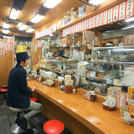 sakaba, indoors, japan, scenery