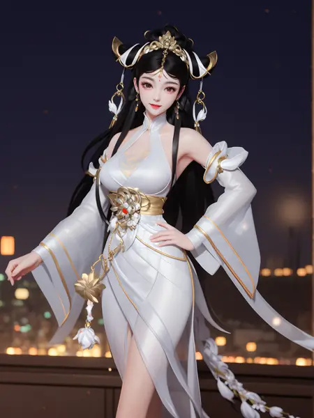 王者荣耀_大乔_白蛇_Honor of kings_Da Qiao