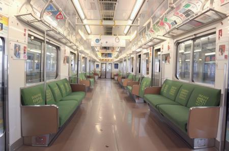 JR East 205 series / train interior V3_DIM4