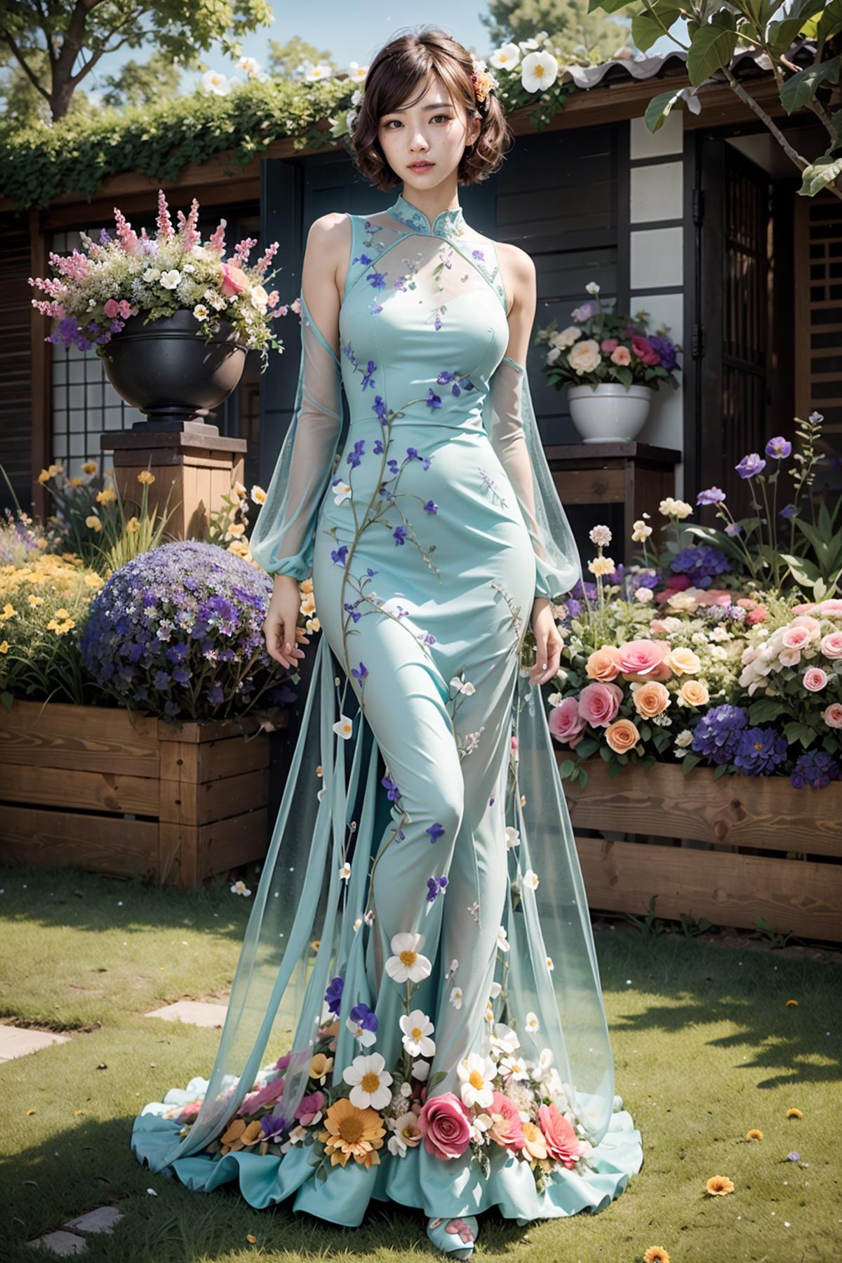 Flower Dress image by feetie
