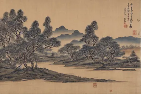 Chinese landscape painting/Traditional Chinese painting/中国山水画