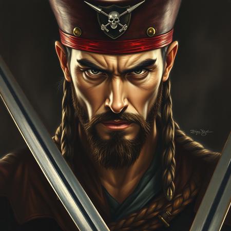 ((empowering portraits of a warrior, royalty, pirate, ninja, painter, tribal, commander, muscles, leadership, fighter, archer, CEO, superhero, cowgirl, dancer, mage, teacher), highly detailed, photorealistic, dramatic lighting, ultra quality, HD, 4K, portrait), oil painting, charcoal, pencil, impressive background, stunning composition, professional photograph, (dark, intense shadows, realistic texture, cinematic angle, close-up)