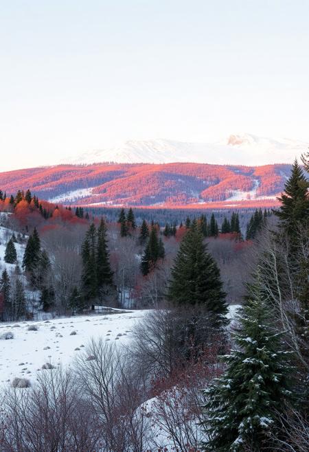 December landscape.