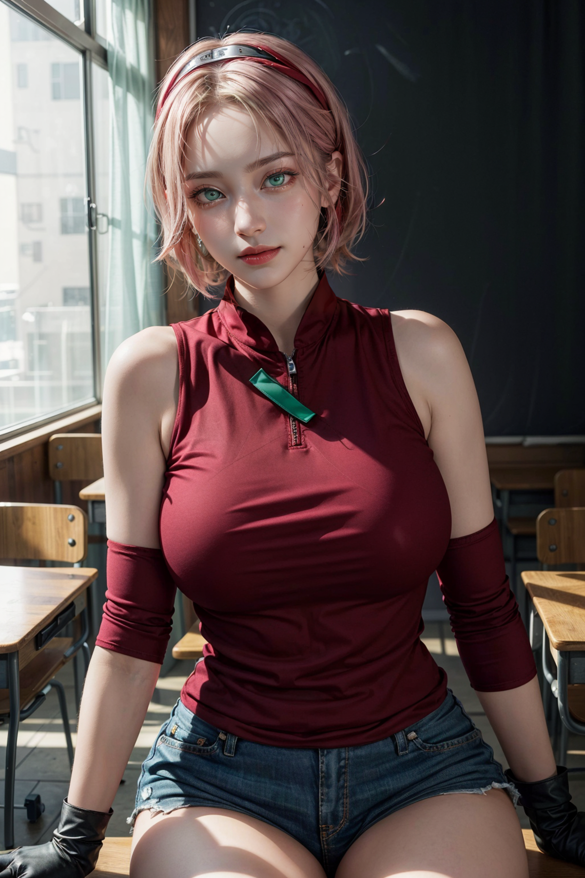 Sakura Haruno (春野サクラ) - Naruto (ナルト) - COMMISSION image by DarkPhoenixxx