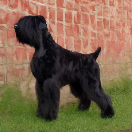 Russian balck terrier V1