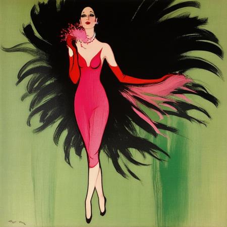 Rene Gruau Illustration Style SDXL Rene Gruau Illustration Style SDXL