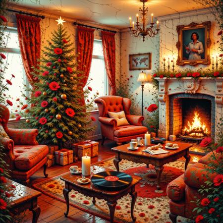 FLUX Christmas living room FLUX