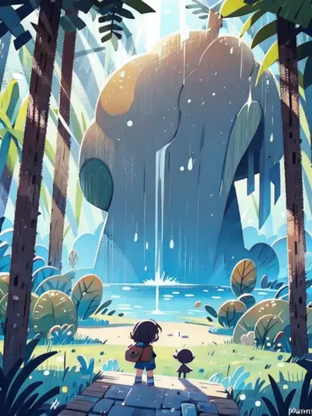 「Amelicart画风」几何/蜡笔/插画风格