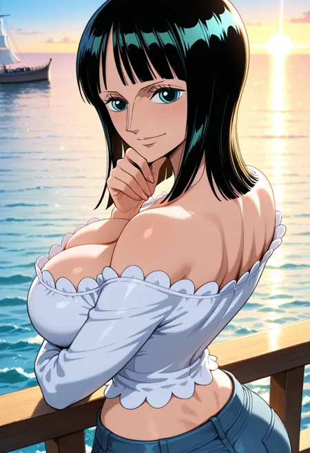 nico robin, pre time skip, one piece