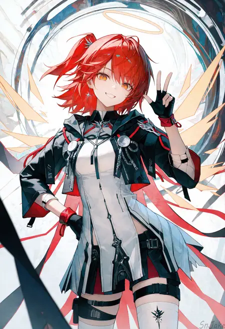 Exusiai The New Covenant WAI Illustrious Character LoRA (DoRA)