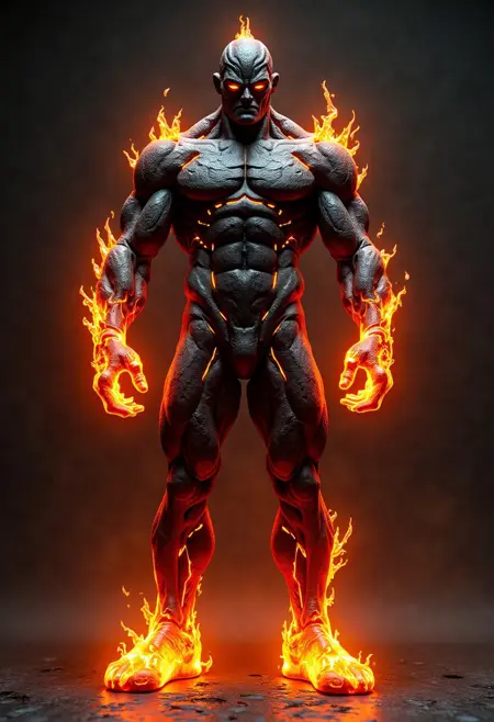 Molten Lava Titan _FLUX D.1 LoRA