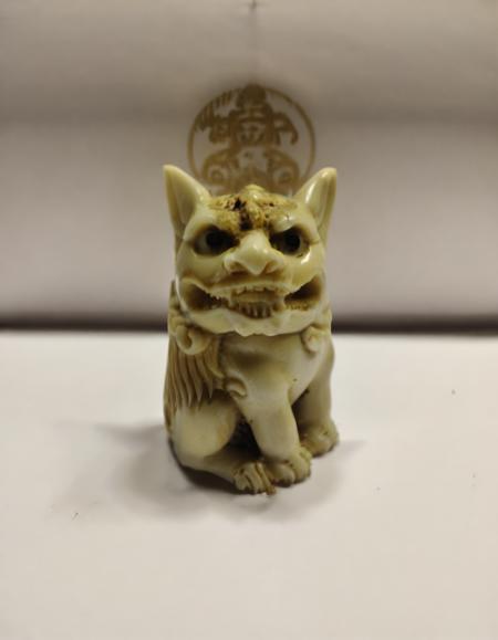  photo, FOODOG ,netsuke,