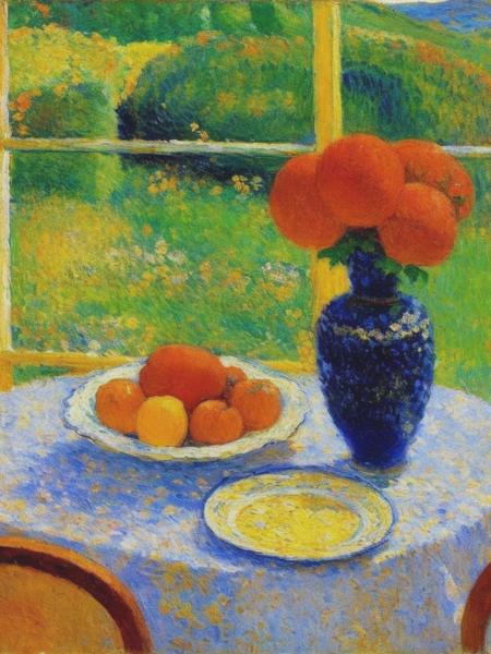 <lyco:PierreBonnard:1.0> still life by Pierre bonnard