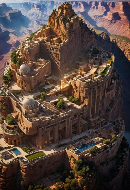 (The colonial city of the future, in the mist-filled Grand Canyon, on an unknown Earth-like planet, 2 moon on sky, Spaceship flight connects colonies, waterfulls:1.3), (Machu Picchu, a mountain settlement, incredibly spectacular:1.2), (Mario Botta:1.3), (avant-garde, future, reality, science fiction, photorealistic), (modern architecture:1.2), 
(Large Files, Ultra Realistic, 8K, 16k, FHD, HD, VFX, Perfect, Photography, composition, Architecture Sales Photography, Architecture Competition, Ultra High Resolution, Cinematography, High Resolution Image:1.1), (dramatic lighting, direct sunlight, ray tracing, clear shadow:1.2),  (real landscape:1.1), (blurred background:1.0), (urban background, more_details) ,
ac_neg1, great lighting, clear, hillscastel, extrusionbuilding, vertical