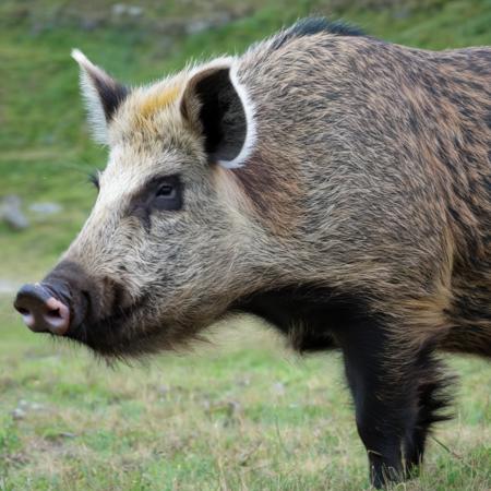 photo of a boar