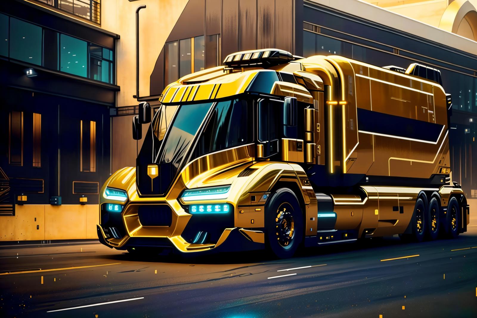 Futuristic Truck Generator Concept image by DeViLDoNia