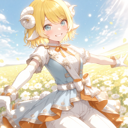 Gold Sheep Soldier (Kagamine Rin) / Project SEKAI ObsessionIllustrious