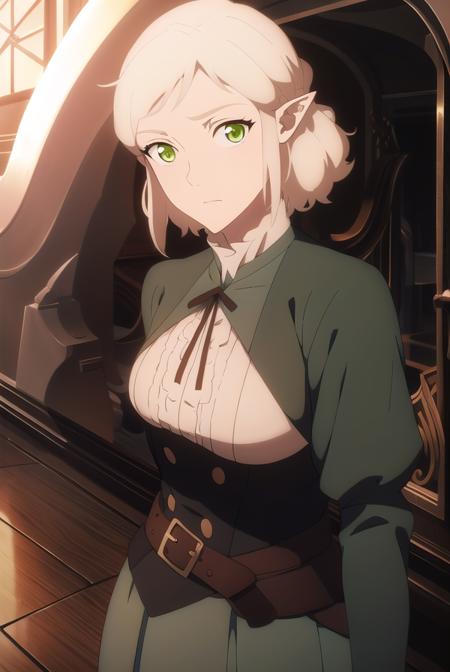 filomena, <lyco:filomena-lyco-nochekaiser:1>,
filomena, short hair, blonde hair, (green eyes:1.5), pointy ears,
BREAK skirt, long sleeves, dress, standing, belt, long skirt,
BREAK looking at viewer,
BREAK outdoors,
BREAK <lyco:GoodHands-beta2:1>, (masterpiece:1.2), best quality, high resolution, unity 8k wallpaper, (illustration:0.8), (beautiful detailed eyes:1.6), extremely detailed face, perfect lighting, extremely detailed CG, (perfect hands, perfect anatomy),