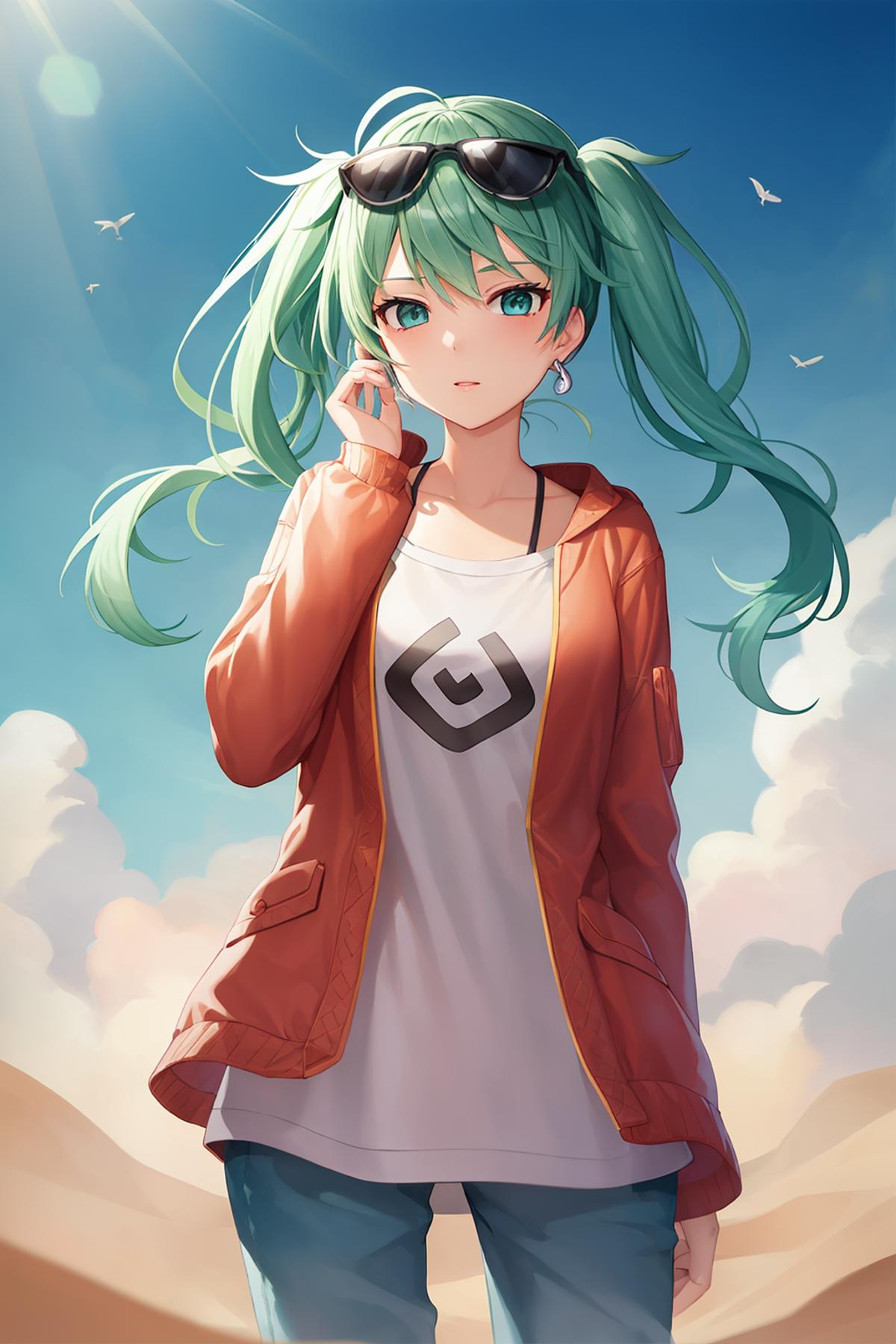 初音未来(砂之行星)_Hatsune Miku(Sand planet)_初音ミク(砂の惑星) image by TanedaRisa