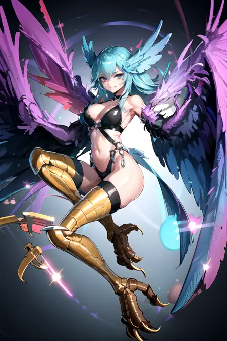 Change-A-Character: Harpy Girl, Your Waifu Has Taken To The Skies!