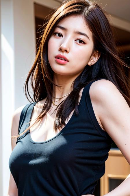 Nikon RAW photo,8 k,Fujifilm XT3,masterpiece, best quality, realistic, photorealistic,ultra detailed,1girl,solo,
close up photo,upper body portrait,
standing, fashionable and trendy atmosphere, walk-in closet, designer clothing and accessories, looking at viewer,
suzy1, <lora:suzy_v21-000018:.8> <lora:suzy_v1:.1>