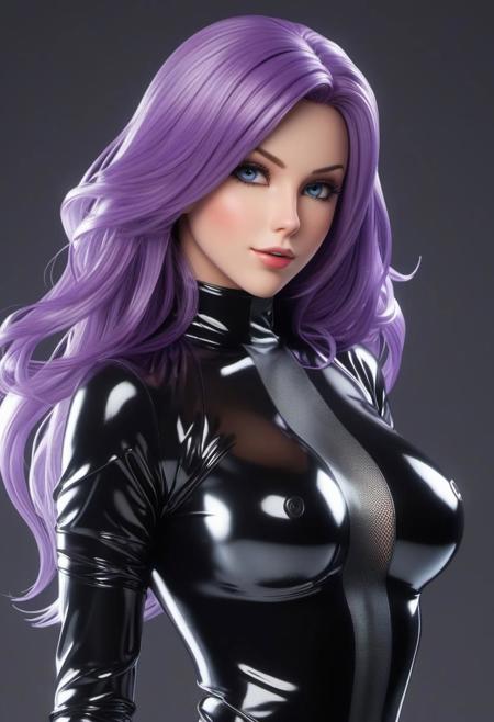 128k resolution with 100 megapixel camera quality, Skilled photographer captures a clear and bright macro shot, full body of a sensual bashful anime style adult female, 5D octane render, tight mesh top, latex gloves, vivid colors, long hair