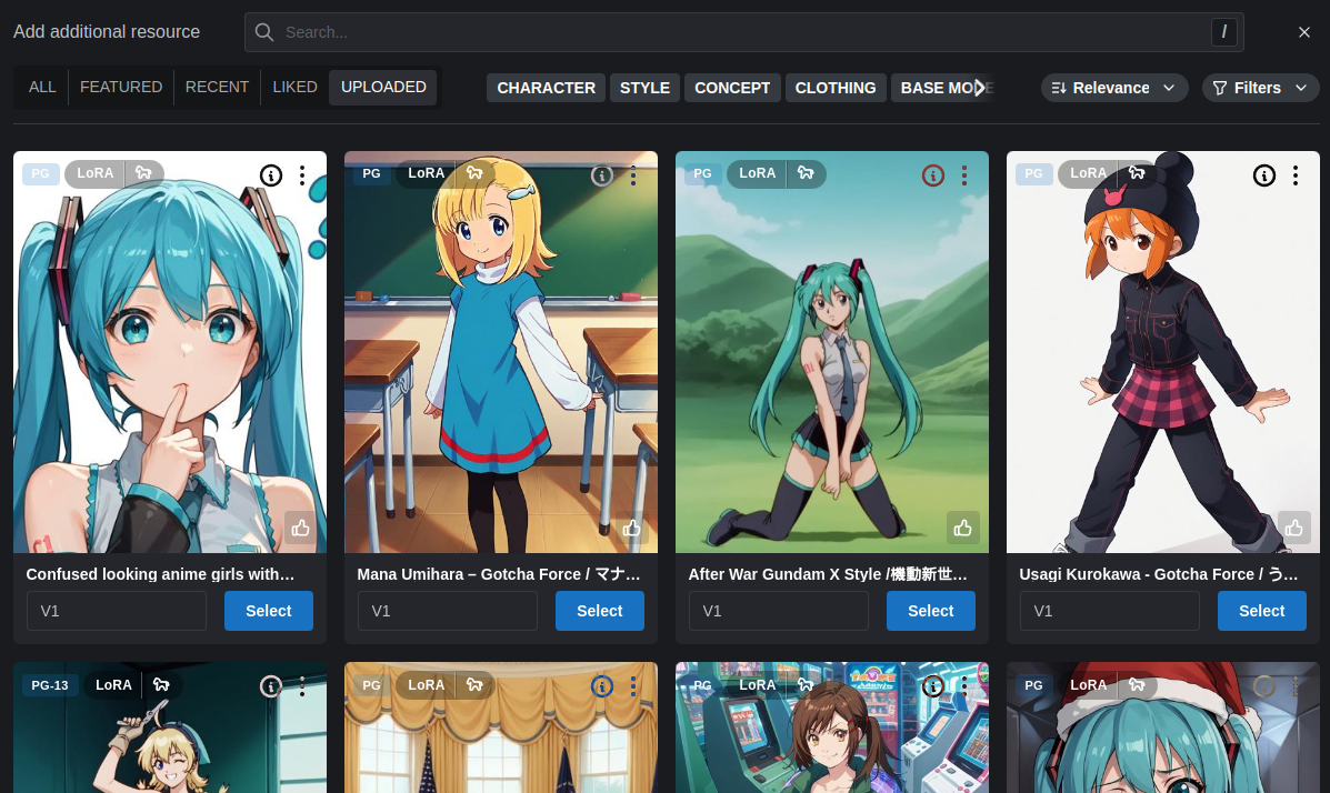 New feature?!: Improvements to adding additional resource in on-site generator.