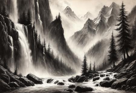 Charcoal Drawing Style based on Dalle 3 v1.0