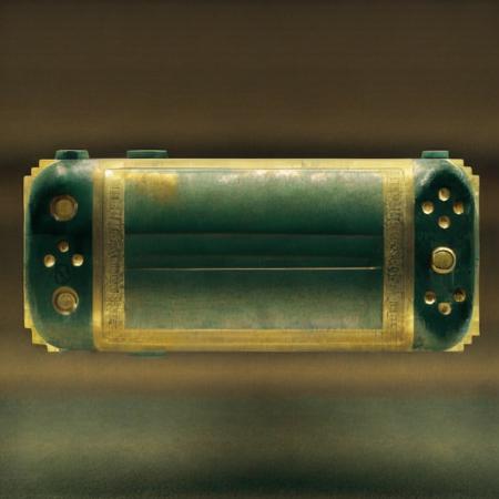 [<lora:sanxingdui-000005:1:lbw=ALL> , sanxingdui:telephone:0.8], simple background, masterpiece, best quality,  green