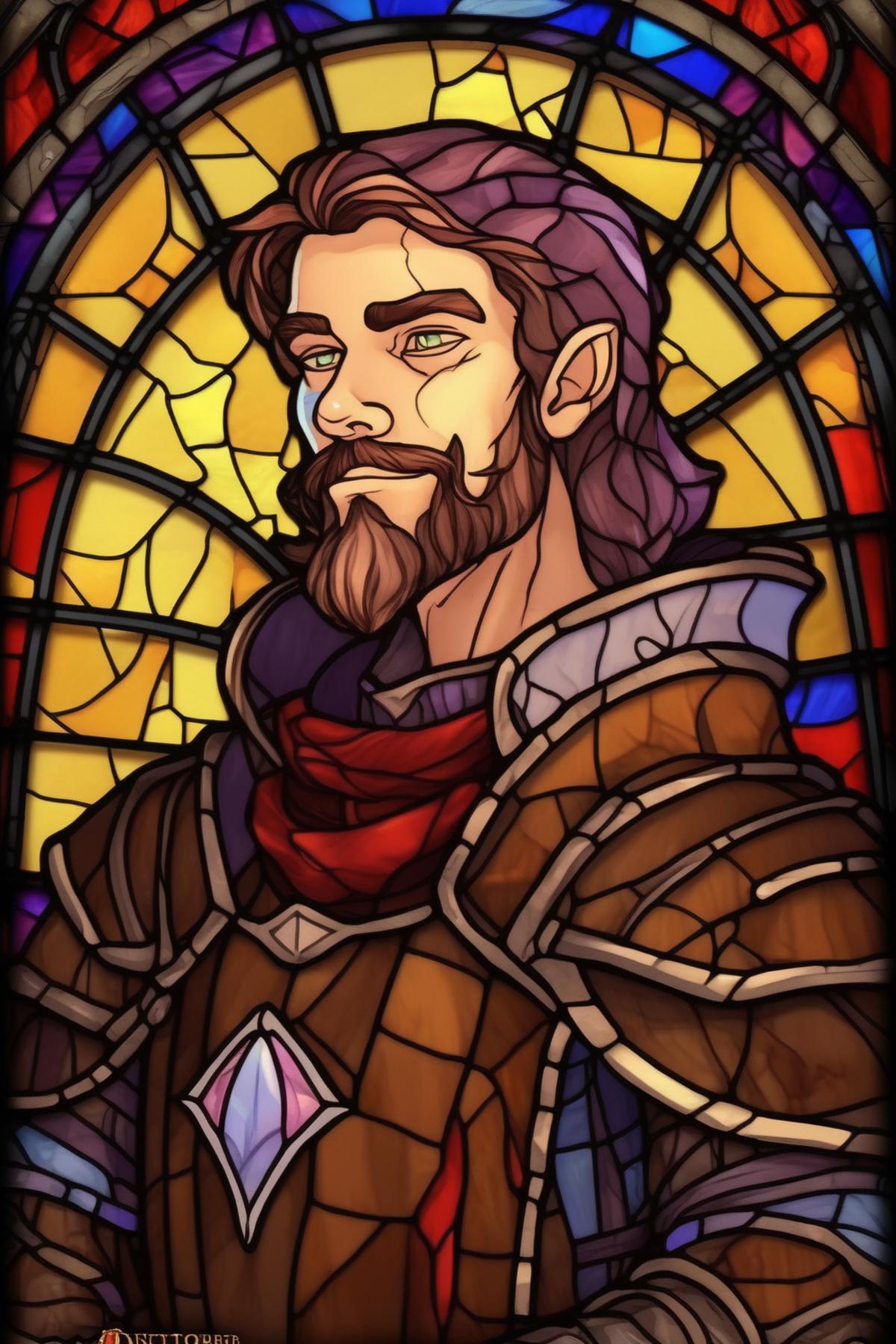 Stained Glass Portrait image by Kappa_Neuro