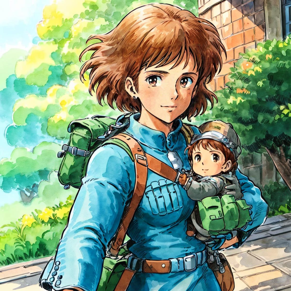 Nausicaa comics (Nausicaa of the Valley of the Wind) LORA image by jibunsagasinotabi