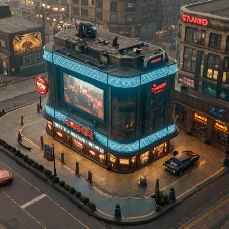 <lora:JJsCyberPunkCity_XL:1>, ((CyberPunk City)), (masterpiece),(high quality), best quality, real,(realistic), super detailed, (full detail), scenery, smog:1.3, brown fog, road, car, parking slot, outdoors, day, building, scenery, city, sign, railing, lamppost, neon lights, glass wall, hologram,